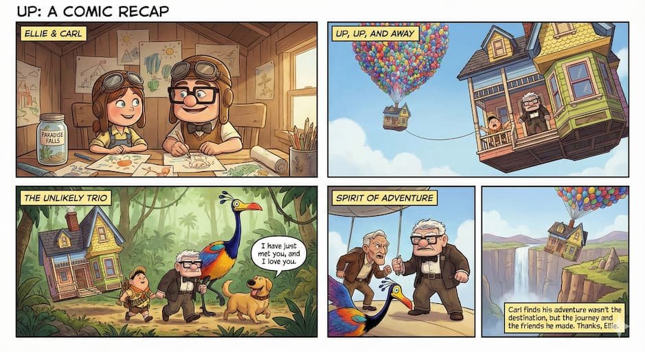 up comic recap